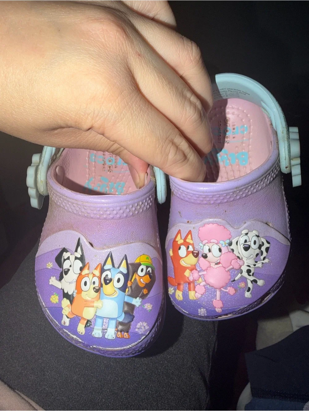 Kids Purple Bluey Crocs